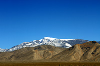 Close Up view of Mount Charleston with Snow top