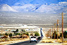 View of Pahrump Valley from Mesquite Road