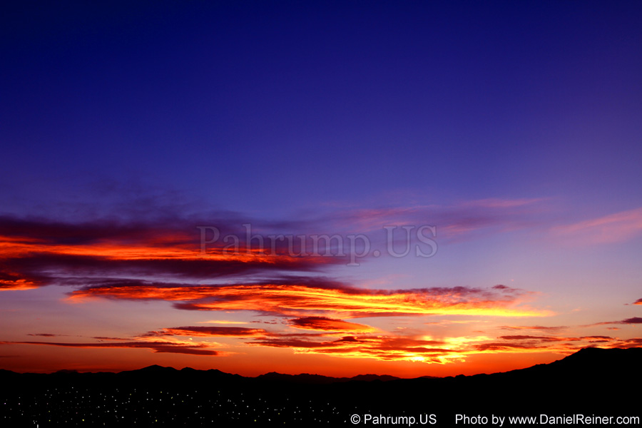 Image of Pahrump Valley Sunset