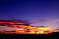 Sunset in Pahrump Valley